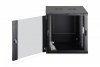 Digitus Szafa sieciowa wisząca Dynamic 19 12U rack 607x600x600mm, drzwi szyba, czarna, niezłożona, 60kg
